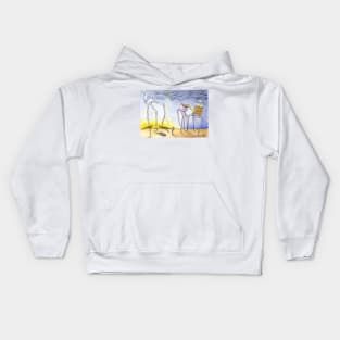 Breakfast with Dali Kids Hoodie